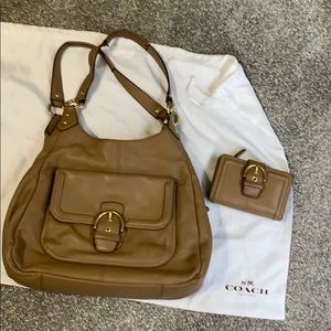 Coach purse and wallet